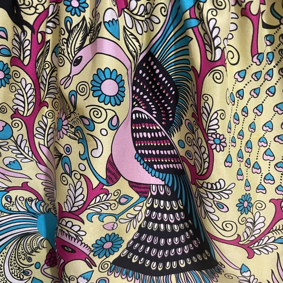 Anthropologie Tabitha size 4. Bird of Paradise silk dress - Picture 7 of 15